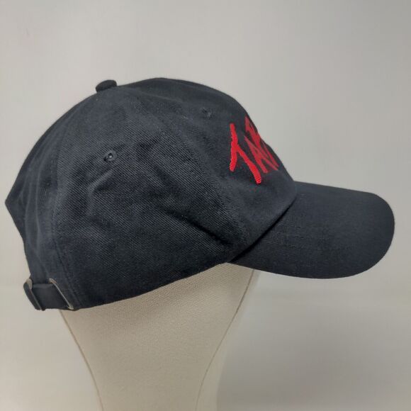 Headshot Men's Slideback Hat Black Adjustable Embroidered Logo Taboo X - Picture 4 of 7